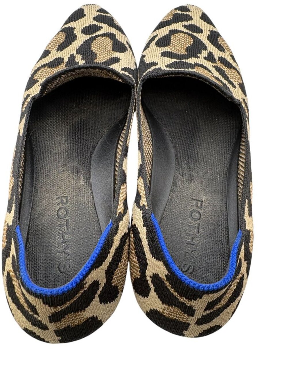 Rothys Women's Almond Loafers Leopard Print Flat Size 7.5 - Picture 4 of 5